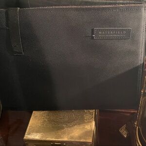 Waterfield Black Laptop sleeve for Men